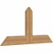 Ekena Millwork Portland Timber Gable Bracket, Western Red Cedar, 48"W x 24"H x 1 1/2"D x 5 1/2"F, 12/12 Pitch GBW048X24X0206POR00SWR - alternate 2